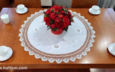 Elegancka serweta " Jaskra makowska "