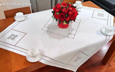 Wyjątkowy obrus " Urok haftu toledo "