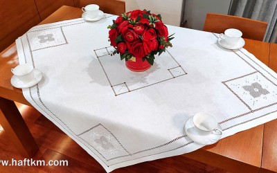 Wyjątkowy obrus " Urok haftu toledo "