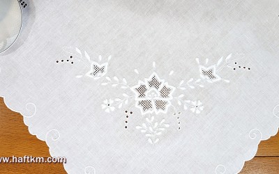 Elegancka serweta " Róża makowska "