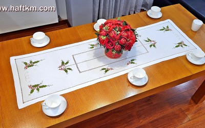 Elegancki bieżnik świąteczny 