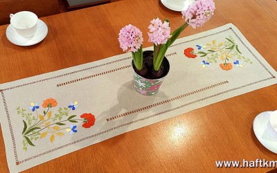 Bieżnik haft ręczny 