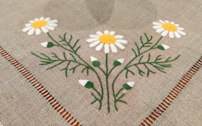 Elegancka serweta " Margerytki "