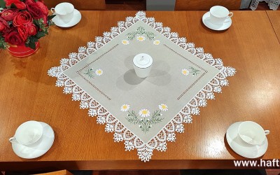 Elegancka serweta " Margerytki "