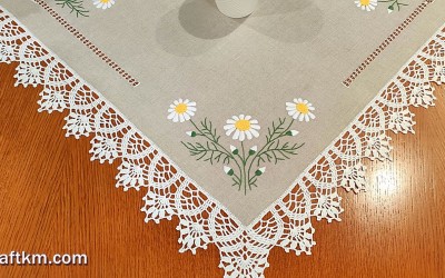 Elegancka serweta " Margerytki "