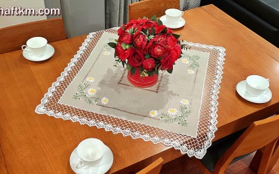 Elegancka serweta " Margerytki "