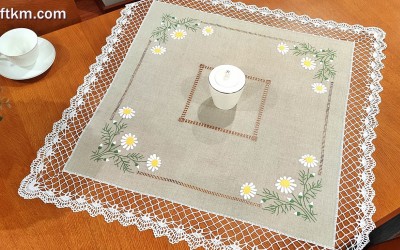 Elegancka serweta " Margerytki "