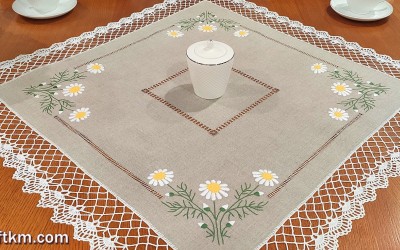 Elegancka serweta " Margerytki "