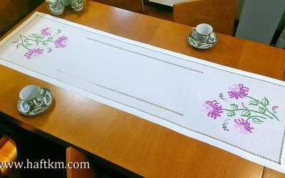 Piękny bieżnik  "Chryzantema"