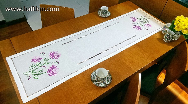 Piękny bieżnik  "Chryzantema"