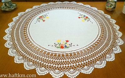 Ekskluzywna serweta " Wielkanocne bazie"