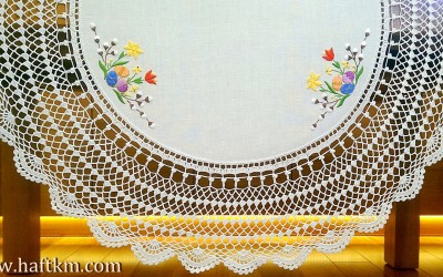 Ekskluzywna serweta " Wielkanocne bazie"